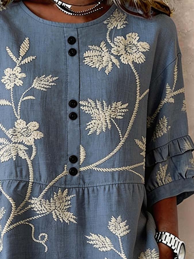 Women'S Casual Printed Top