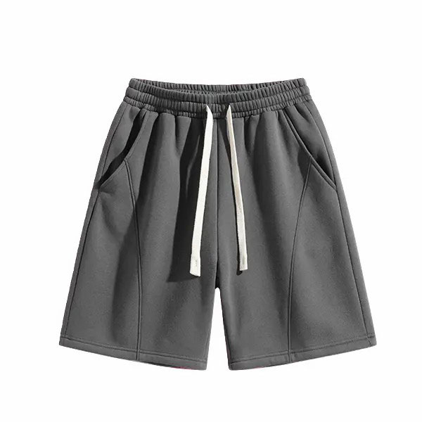 Men's Lightweight Breathable Shorts – Pocket & Drawstring Waist for Gym & Casual