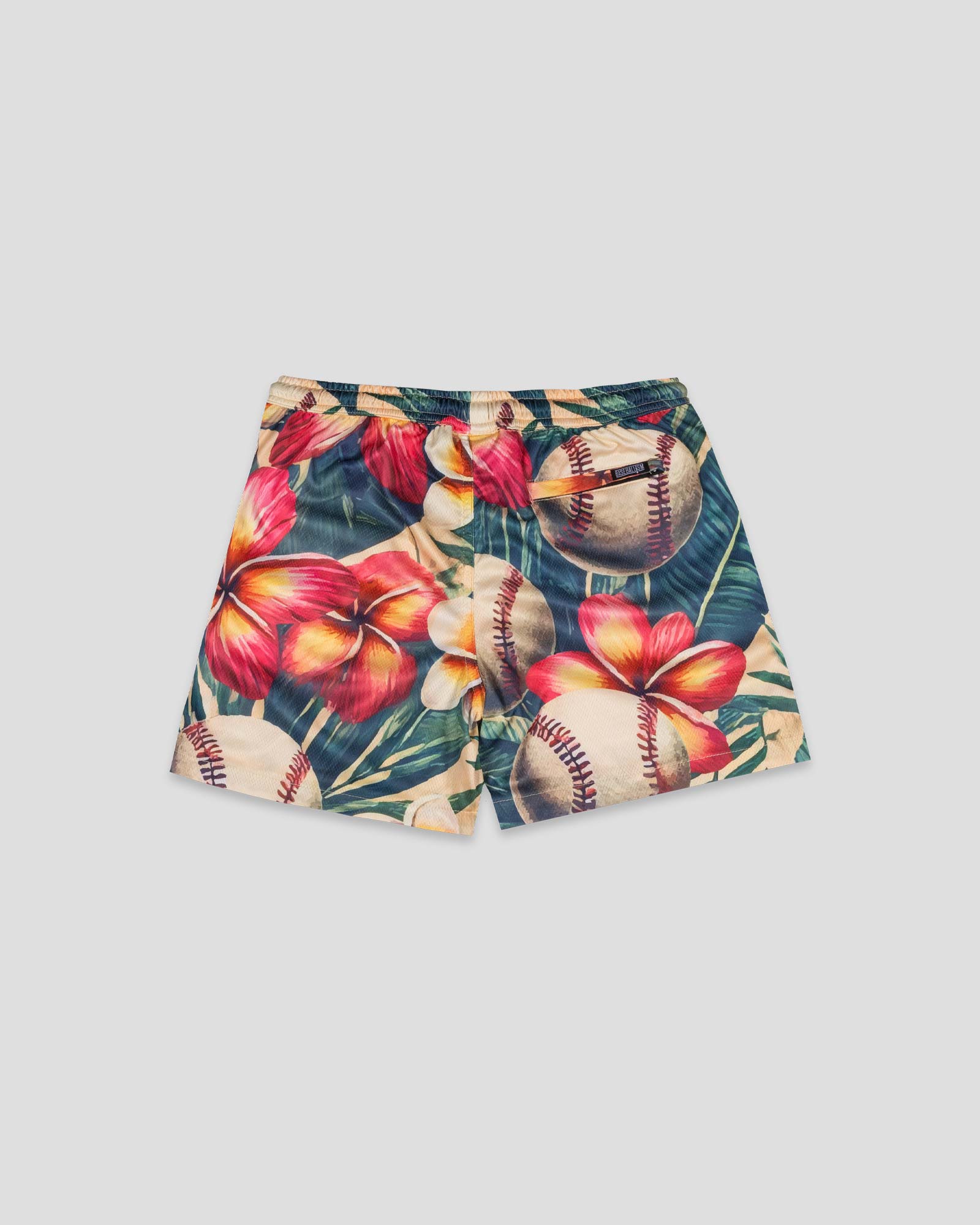 Aloha Ball Diamond Air Youth Mesh Shorts - Plumeria