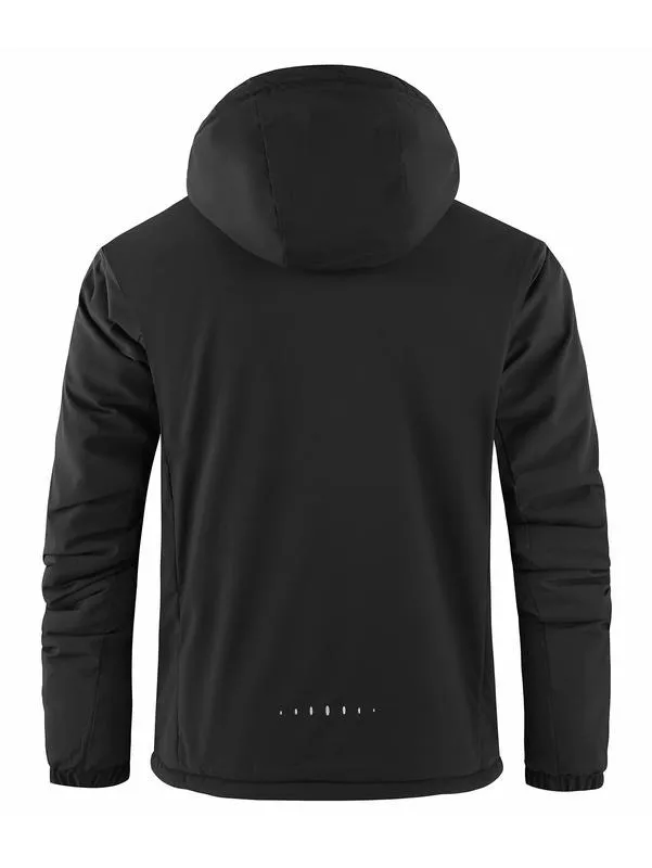 Men's Winter Ski Jacket Warm Fleece Lined Waterproof Windproof Hooded Insulated Outdoor Jacket