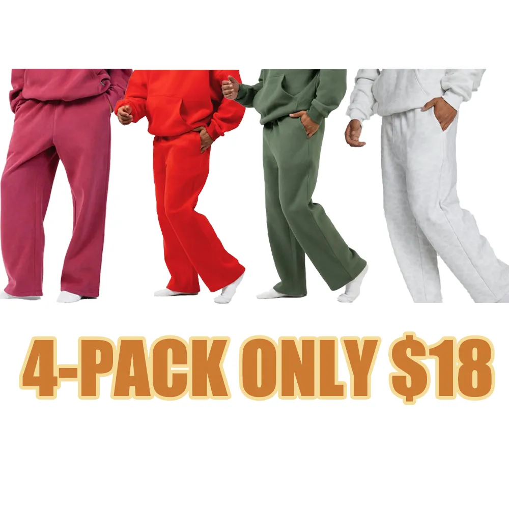 Minimalist Straight Leg Sweatpants (Just $3 Each!)