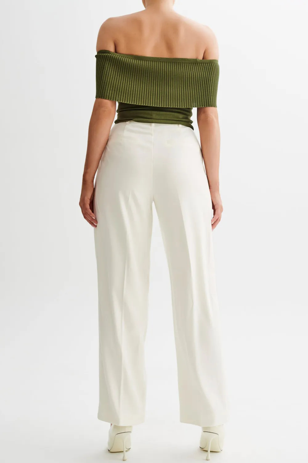 Off Shoulder Knit Top