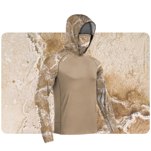 Men's UPF 100+ Performance Cooling Hoodie with Gaiter