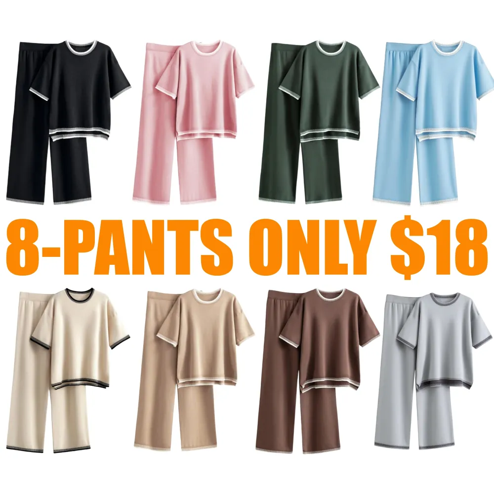 Women's Knit 2 Piece Sweater Sets