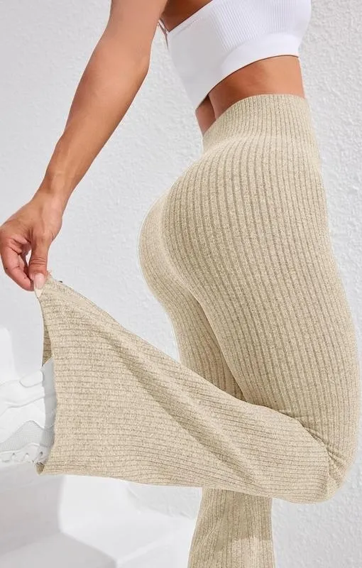 Women's Solid High Waist Sports Leggings