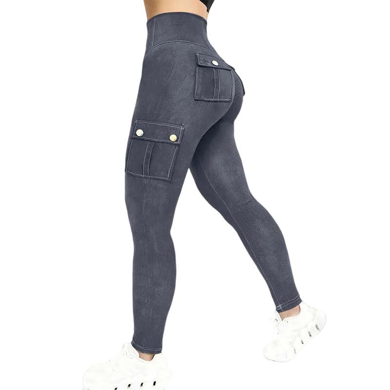 Women's Printed High-Waisted Skinny Pants