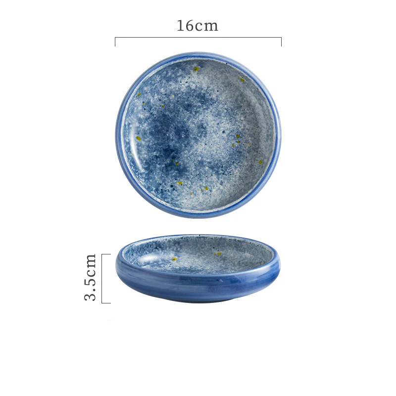 Shallow Ceramic Disc Bowls