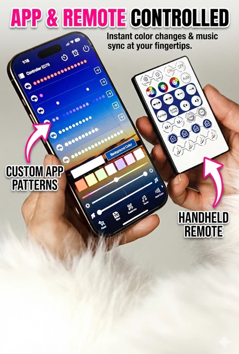 Light Up the Party: Frost White LED Coat