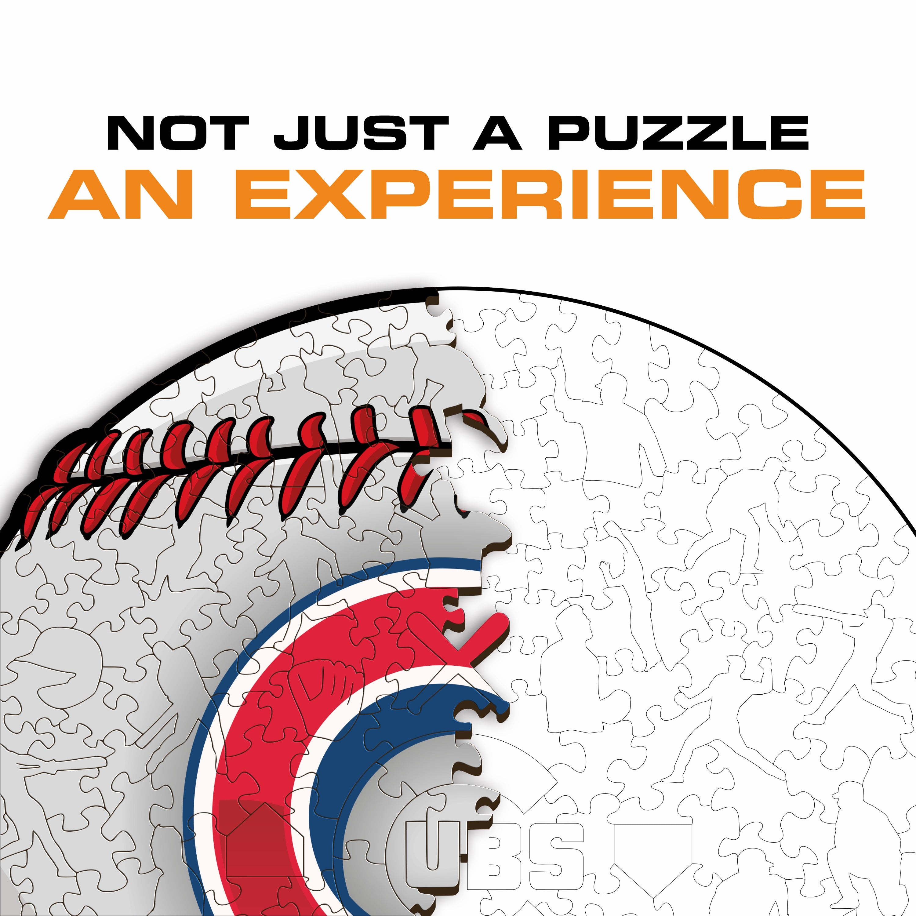 Chicago Cubs™ - Wooden Puzzle