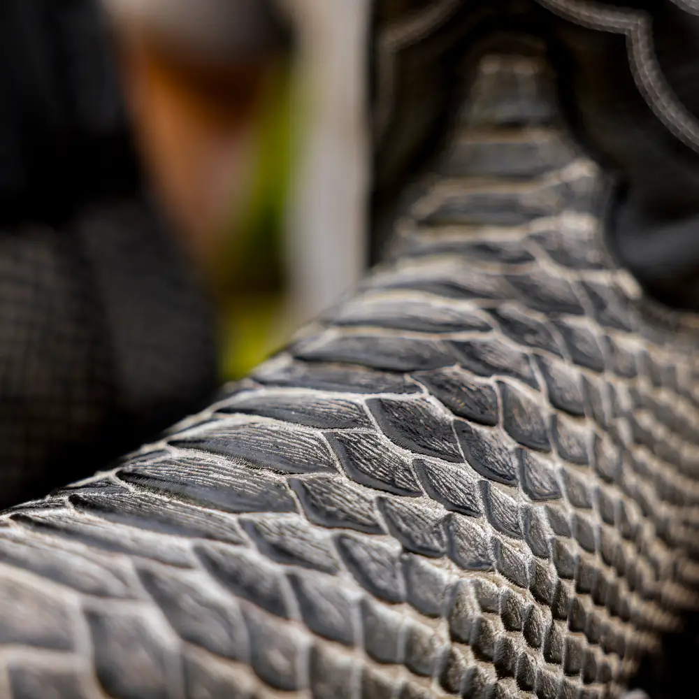 Eclipse Python Leather Boots With 3D Lightweight BLACK EDITION Sole - Composite Toe