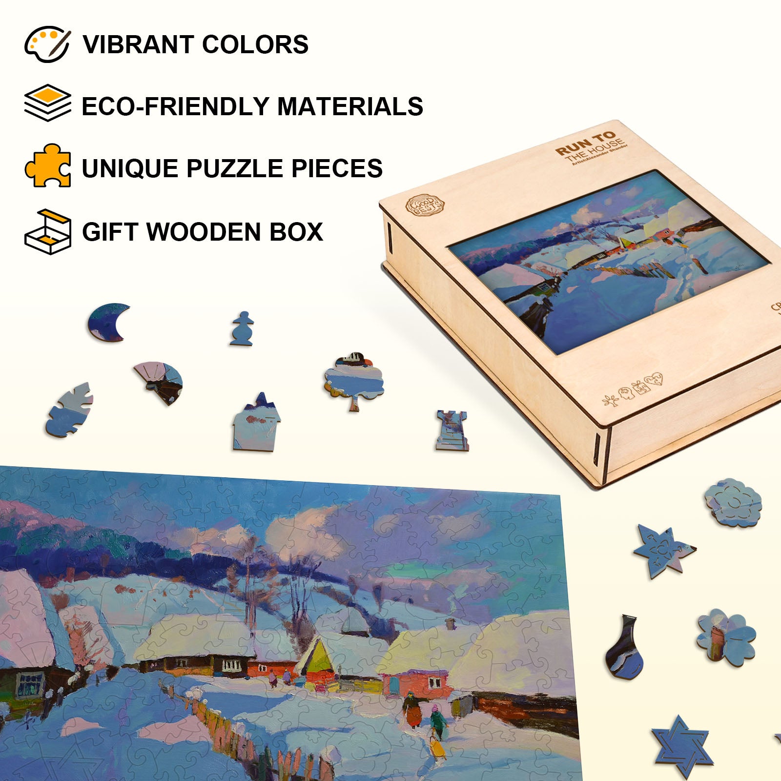 Run to the house - By Artist Alexander Shandor