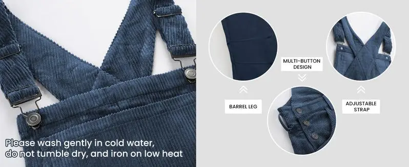 Corduroy Overalls for Women