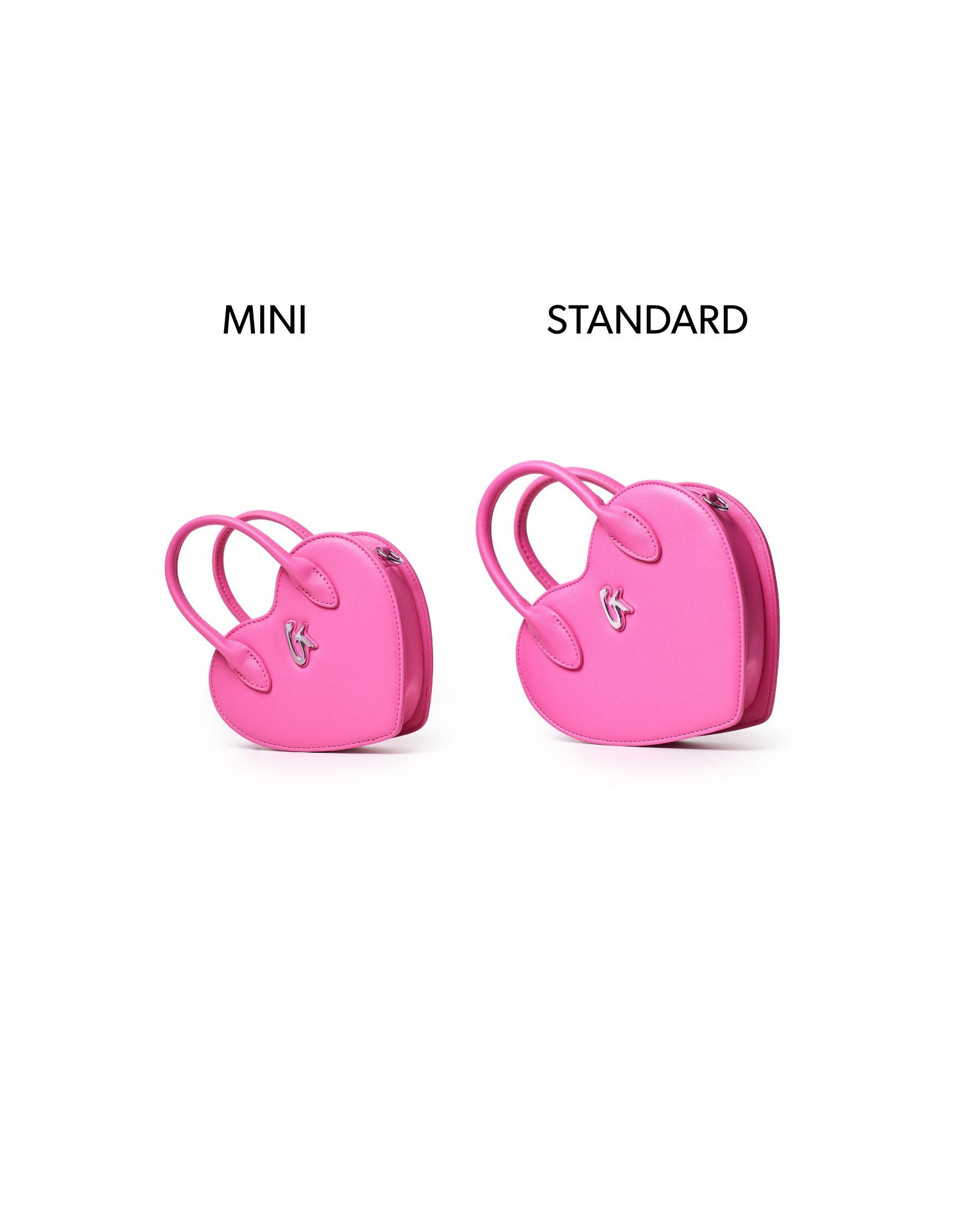 MINI HEART BAG - PINK