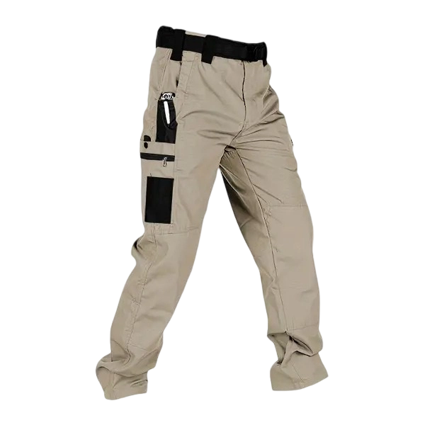 Men's 230g Durable Work Pants Tactical Cargo Pants with Zipper Pockets