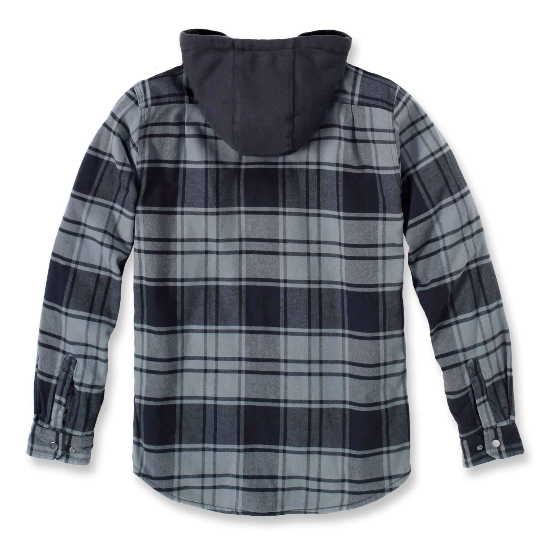 CHT Fleece-Lined Flannel Hooded Shirt Jacket 105621