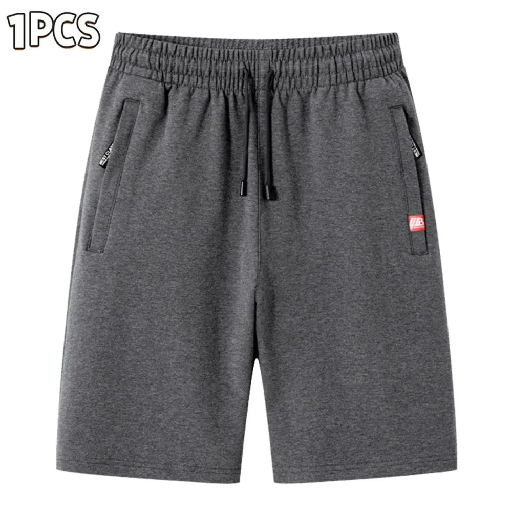 Men’s casual athletic shorts, available in four colors, made from breathable fabric with a zipper design—perfect for summer beach trips, outings
