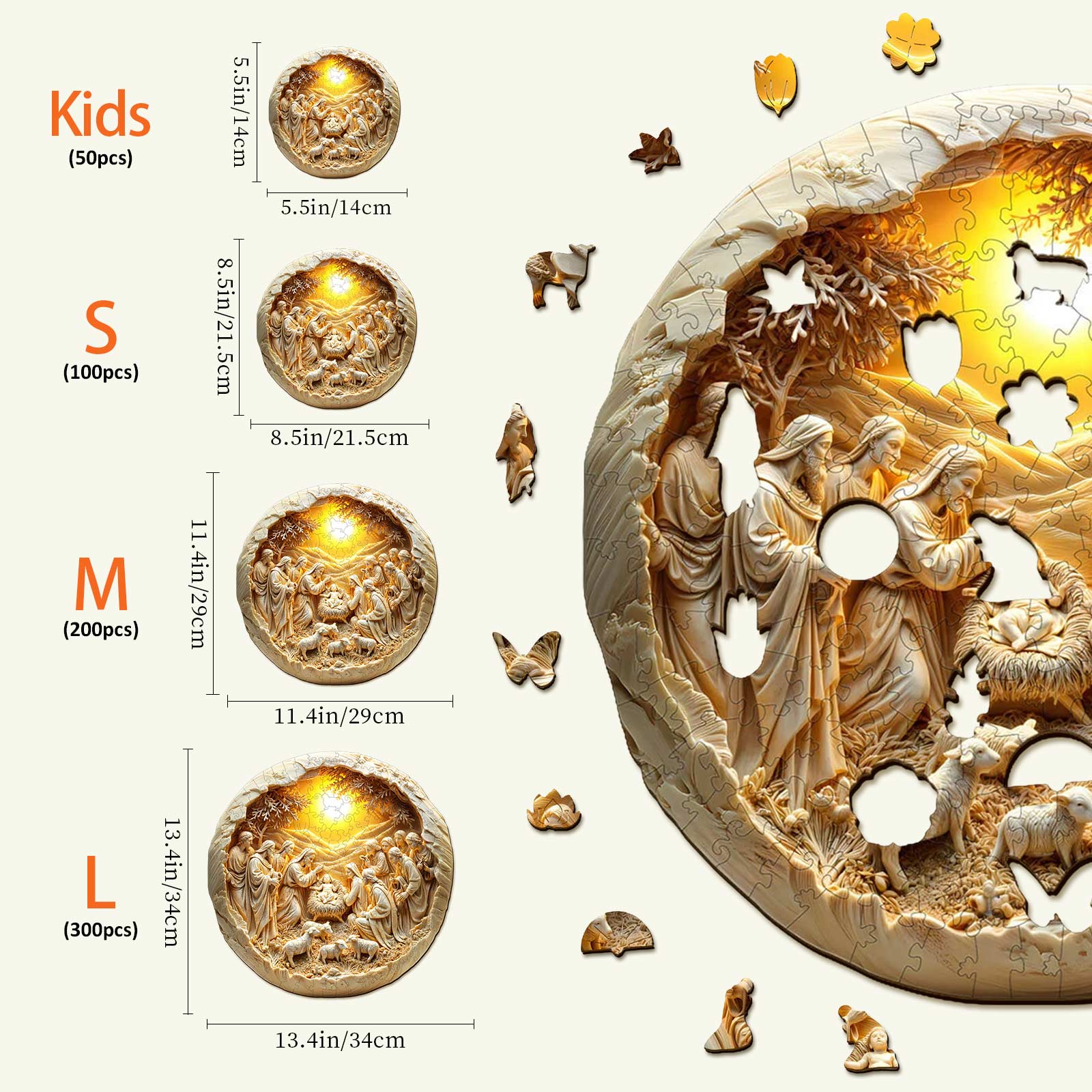 Savior comes Wooden Jigsaw Puzzle