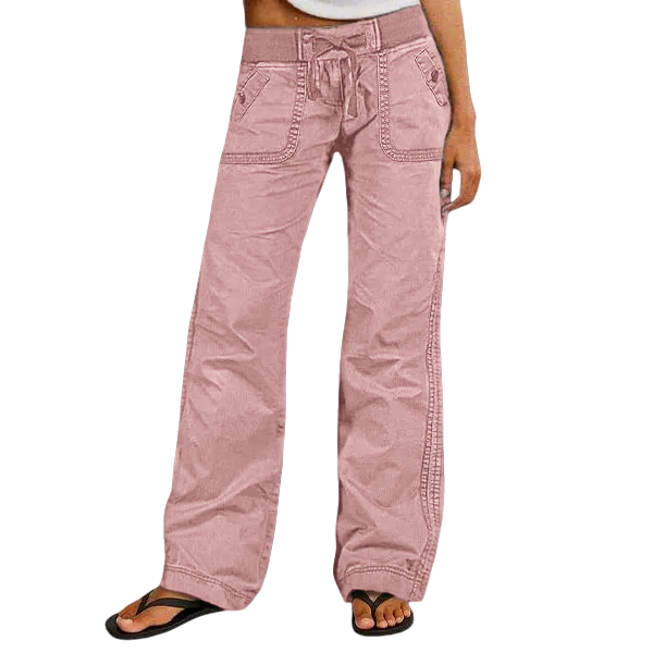 ⚡FINAL SALE⚡- Women's High Stretch Mid Rise Straight Pants