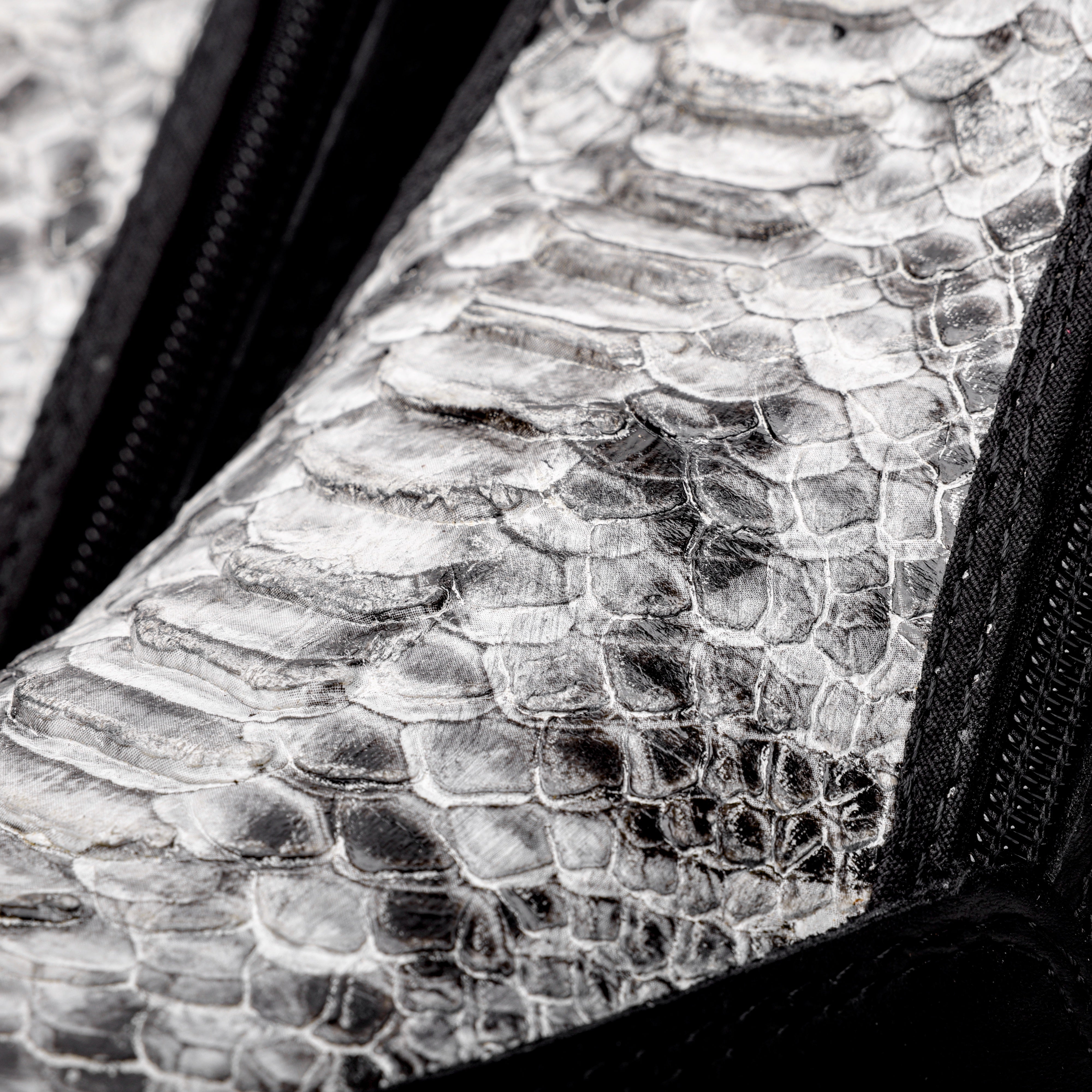 Natural Python Leather Botin With 3D Lightweight Soles - Square Toe