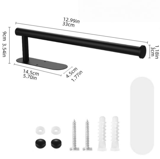 🧻Under Cabinet Paper Towel Holder – Declutter Your Kitchen Counter in Seconds ✨