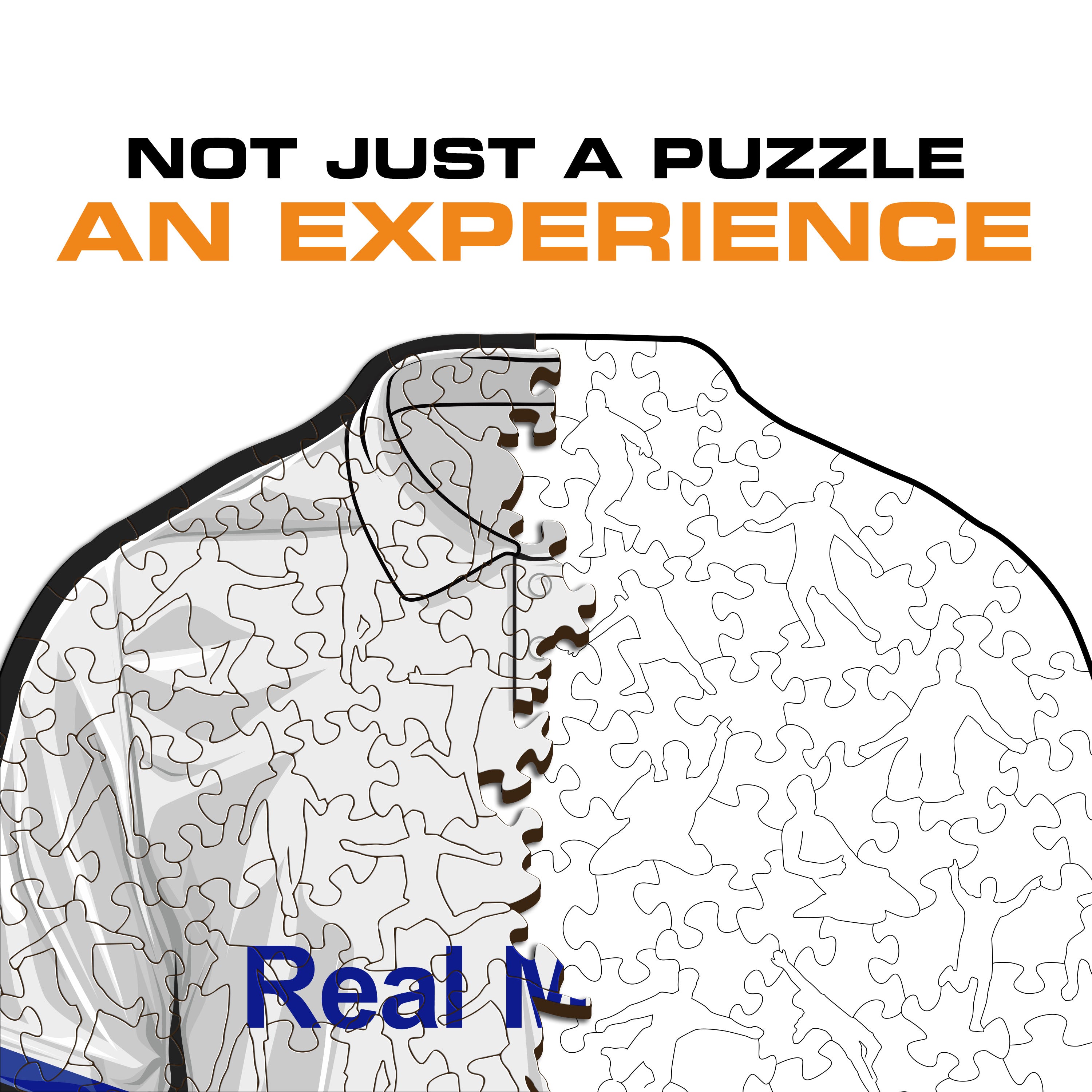Real Madrid CF® Jersey - Wooden Puzzle