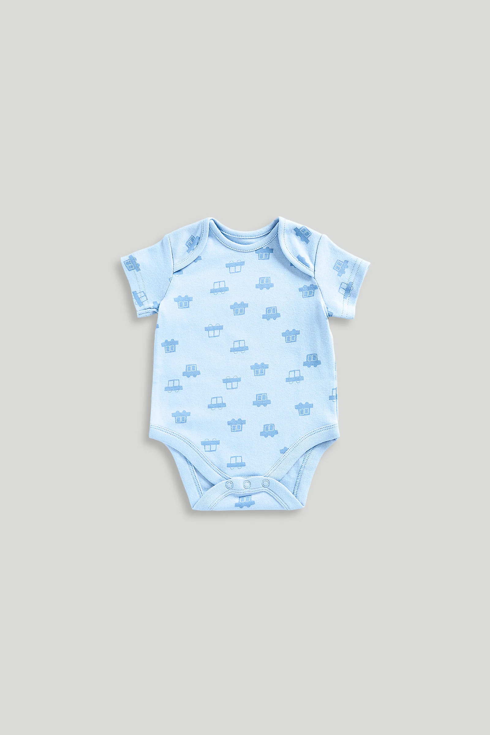 Vehicles Short-Sleeved Bodysuits - 5 Pack