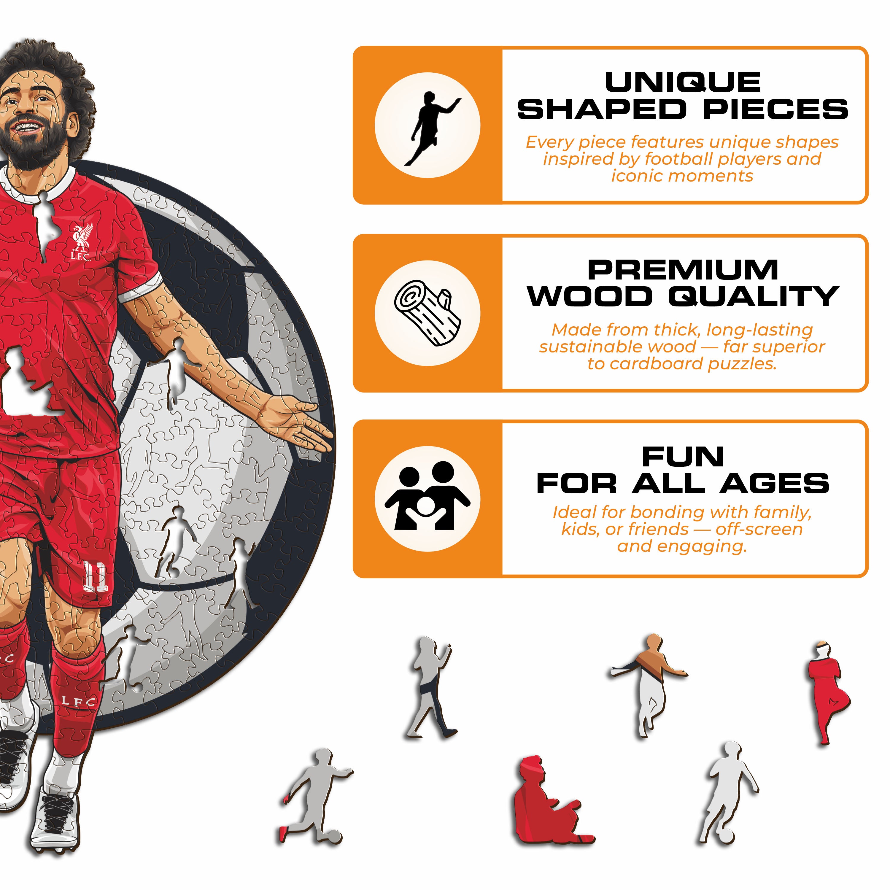 Mohamed Salah - Wooden Puzzle