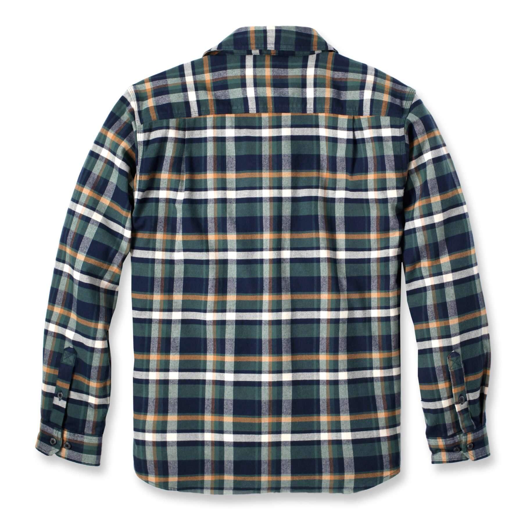 CHT Flannel Rugged Flex Relaxed Fit Midweight Long-Sleeve Plaid Shirt 106352