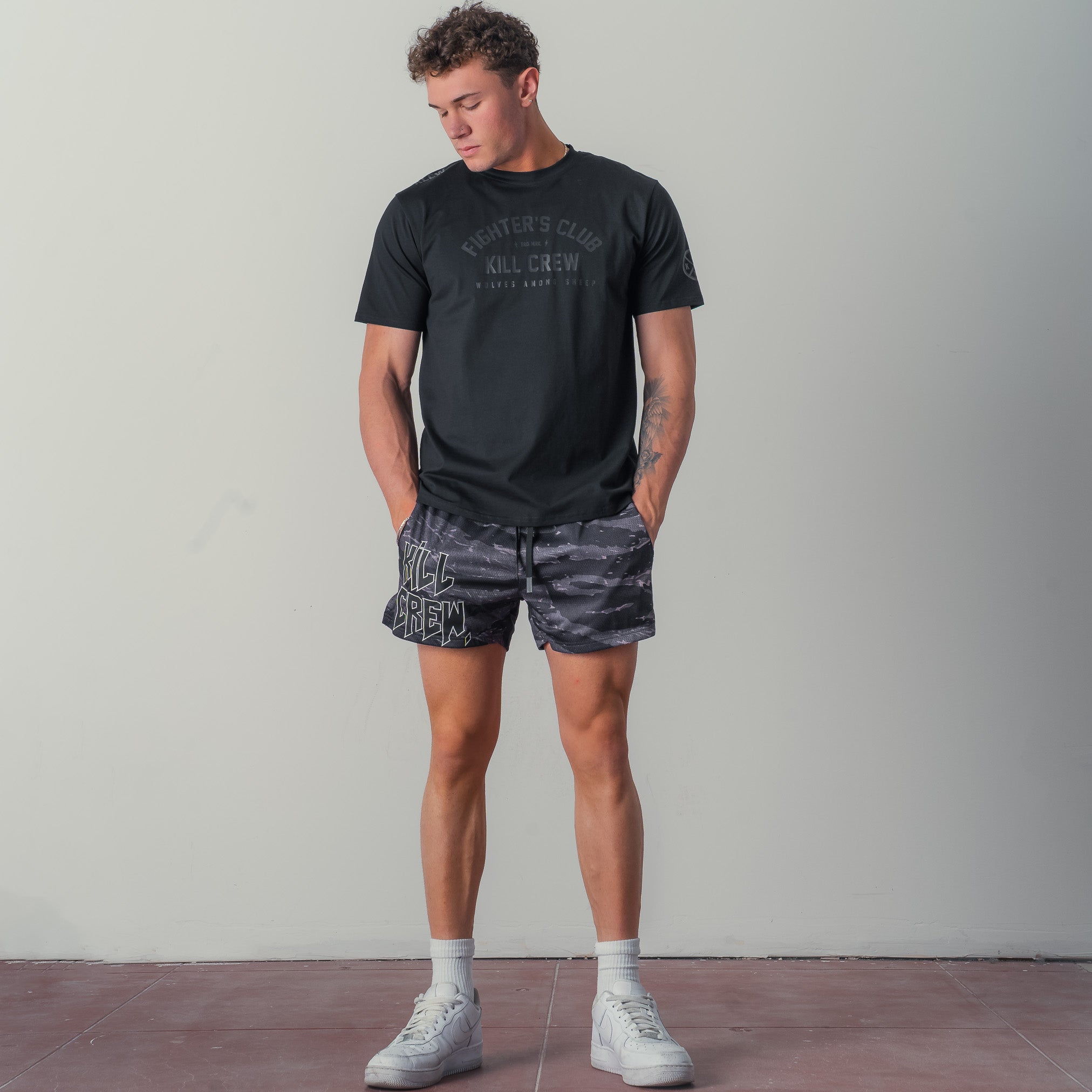 FIGHTER'S CLUB T-SHIRT - BLACKOUT