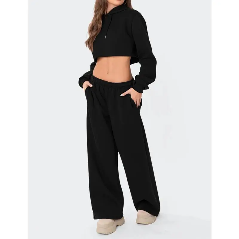 Women's Low Rise Wide Leg Sweatpants