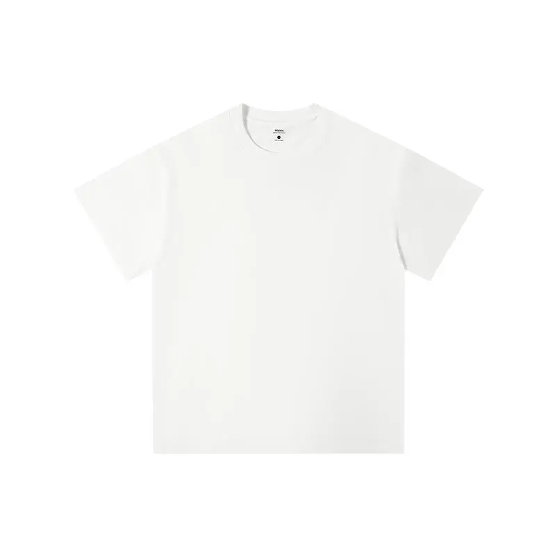 Heavyweight Tshirt 230G Cotton Solid Color Unisex Loose Fit Fade Proof Versatile Everyday Wear Men's Basic Tee