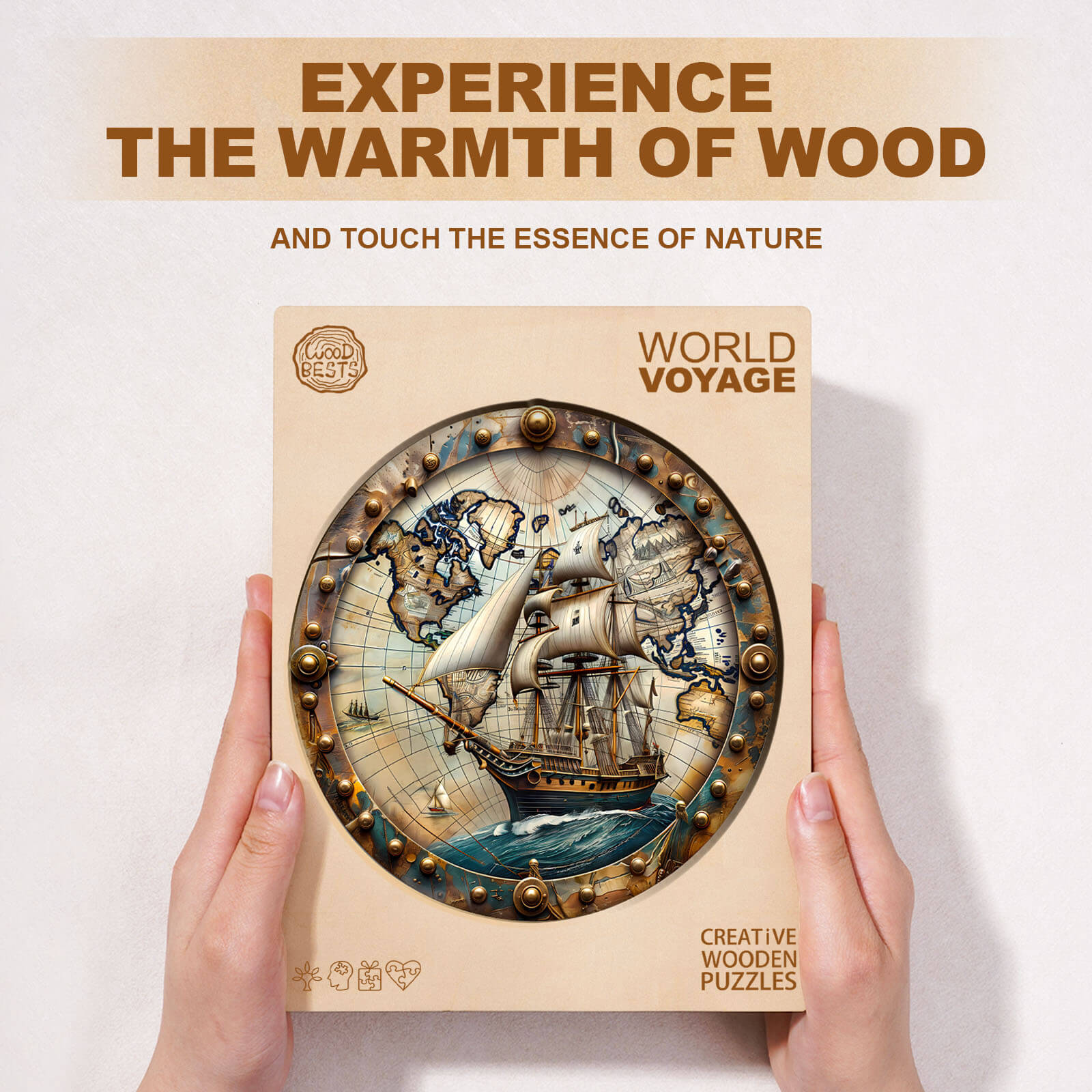 World Voyage Wooden Jigsaw Puzzle