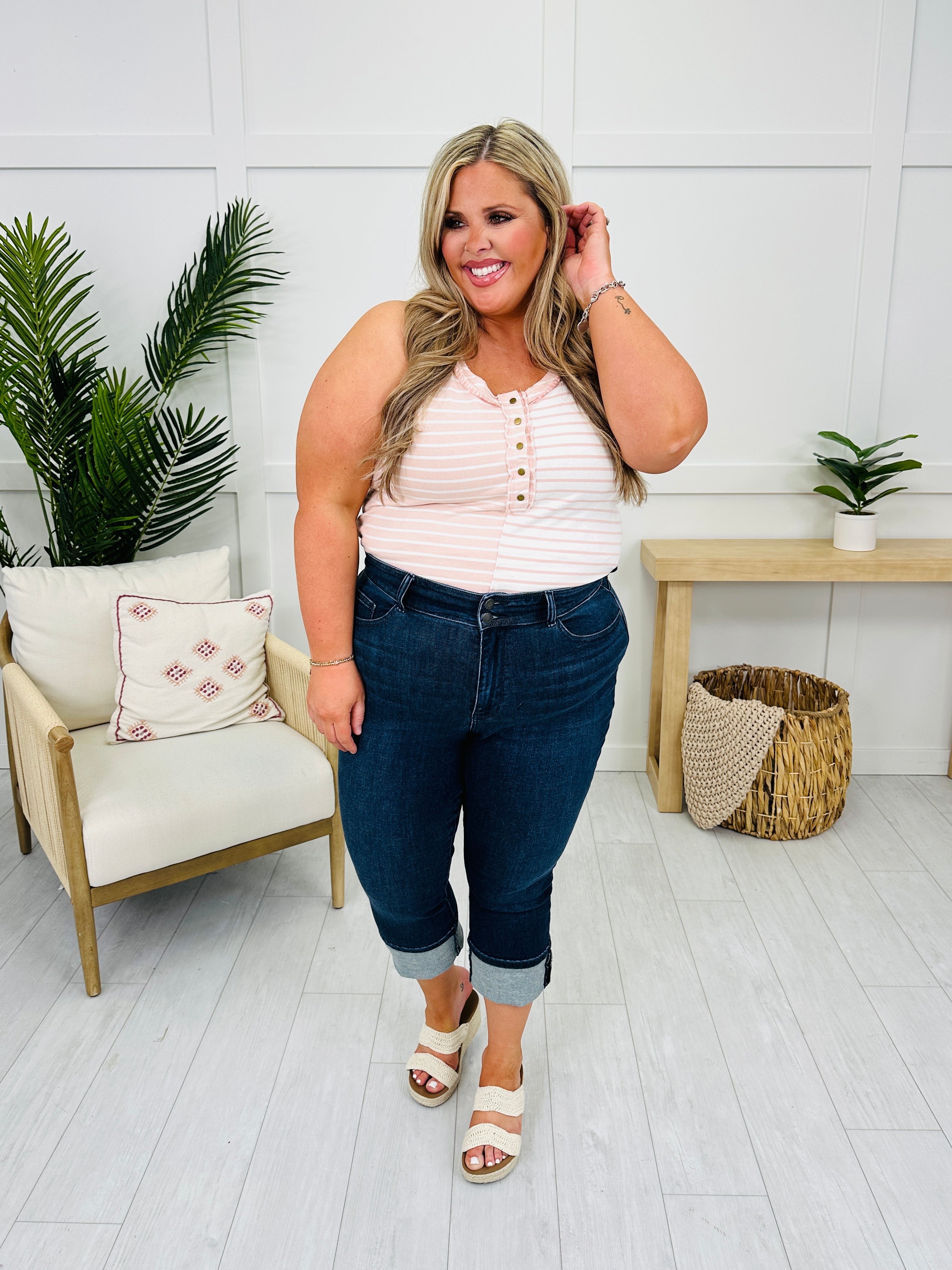 Judy Blue Double Take High Rise Capris