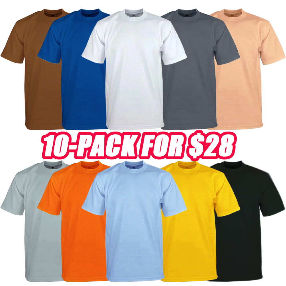 shirts Men's Heavyweight Short Sleeve Cotton T-Shirt-01