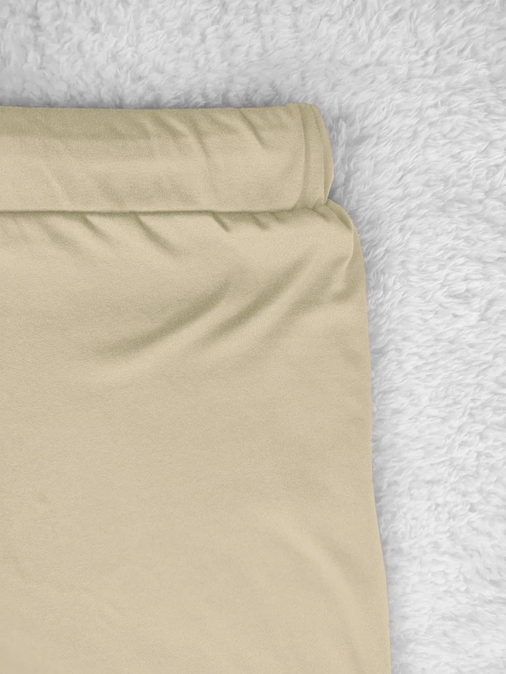 Women's Fashionable Big Size Casual Round Neck Short Sleeve Top & Loose Fit Straight Pants Set, Spring & Fall Comfortable Plain Design