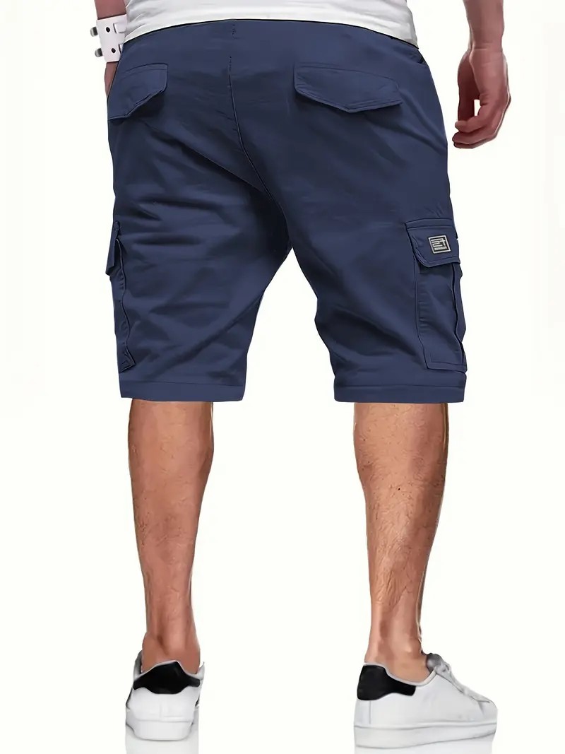Men's Lightweight 4-Pocket Workwear Shorts – Summer Utility Fit