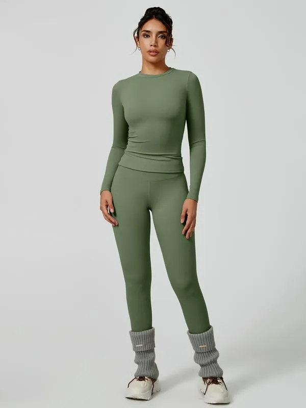 Women's Patchwork Yoga Sets, High Elastic Slim-Fit