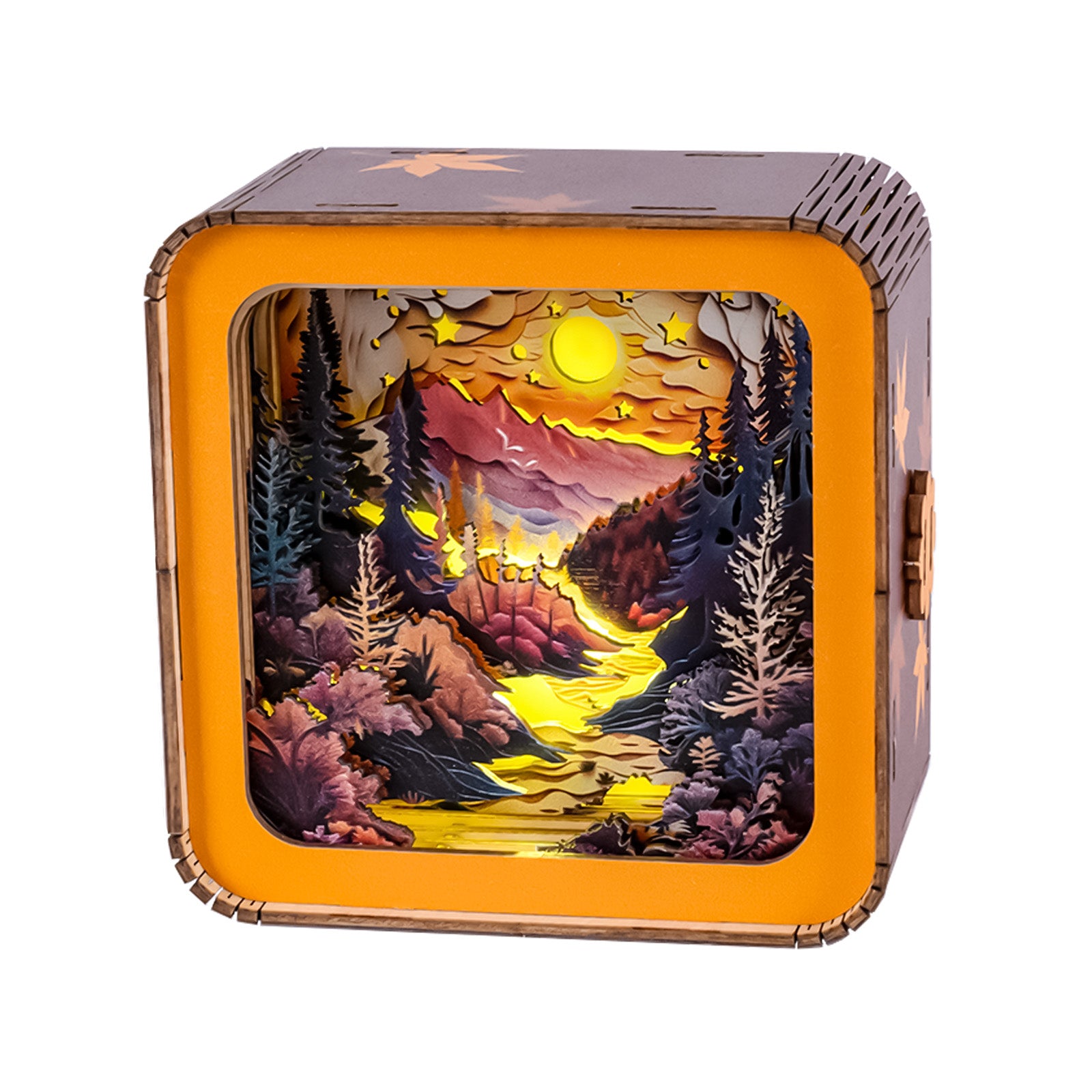 Forest Sunset Kit - 3D Wooden Puzzle Night Light