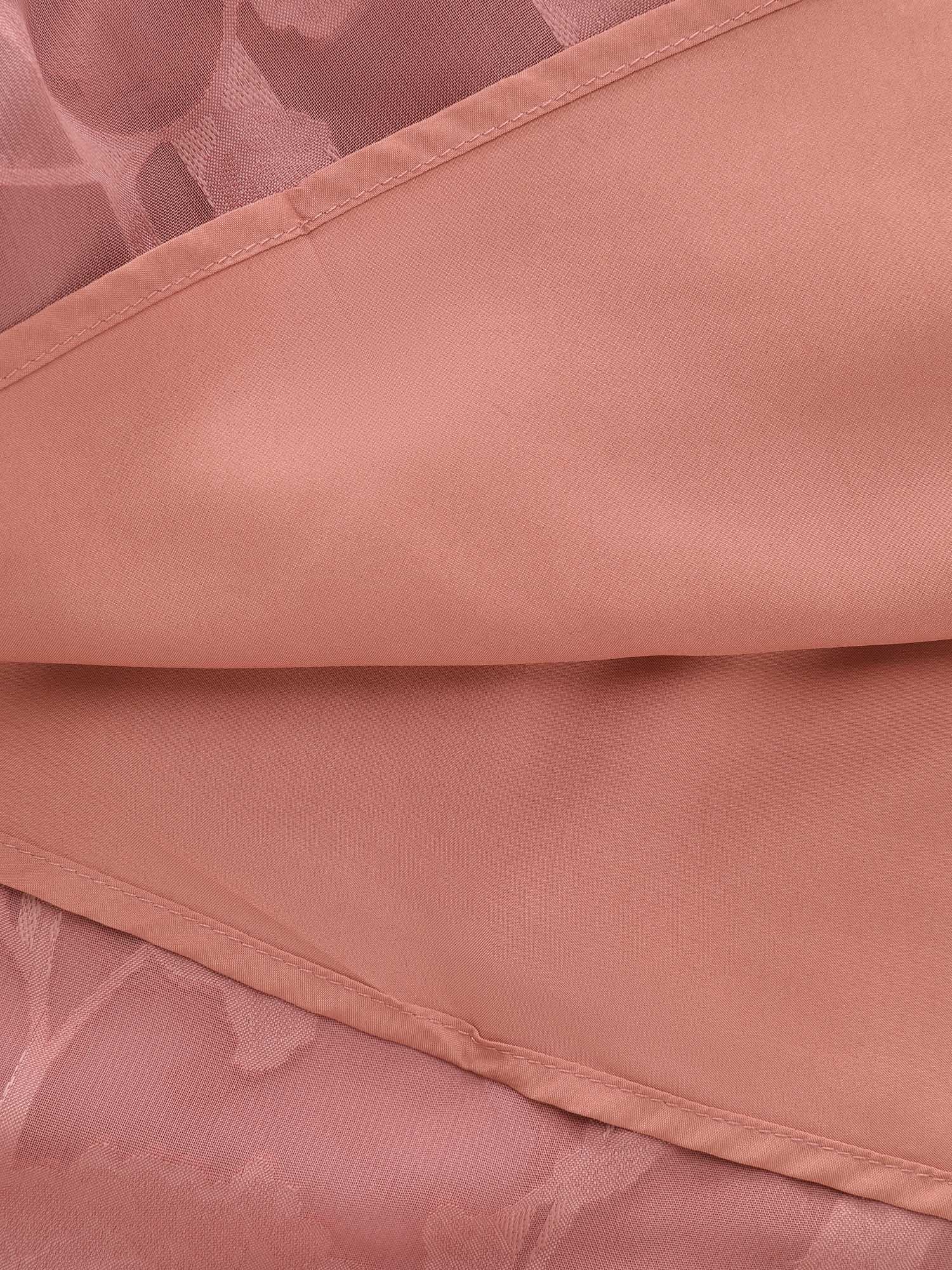 Floral Charm Twist-Front Jacquard Maxi Dress