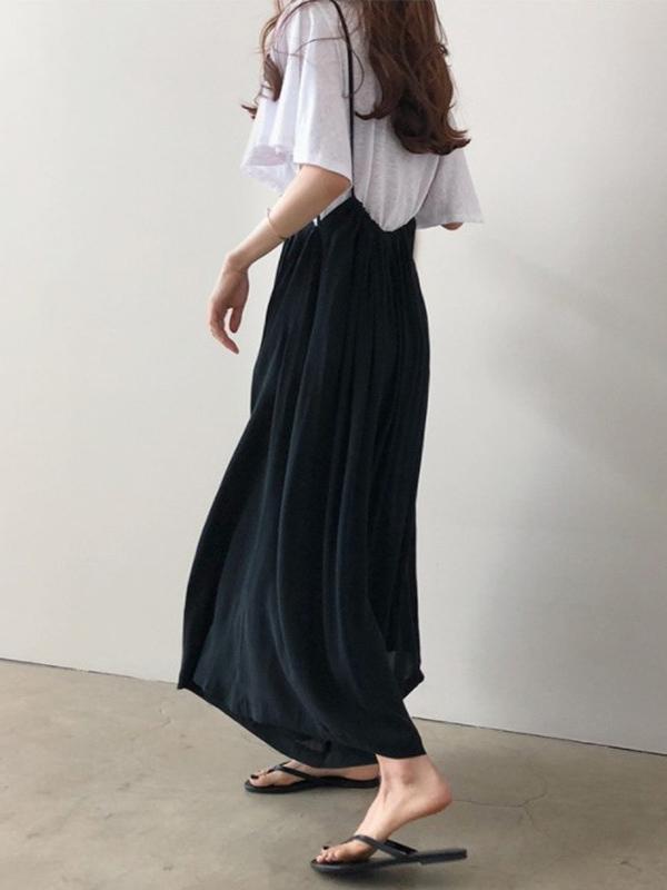 Loose Plus Size Chiffon Light Wide-leg Jumpsuits