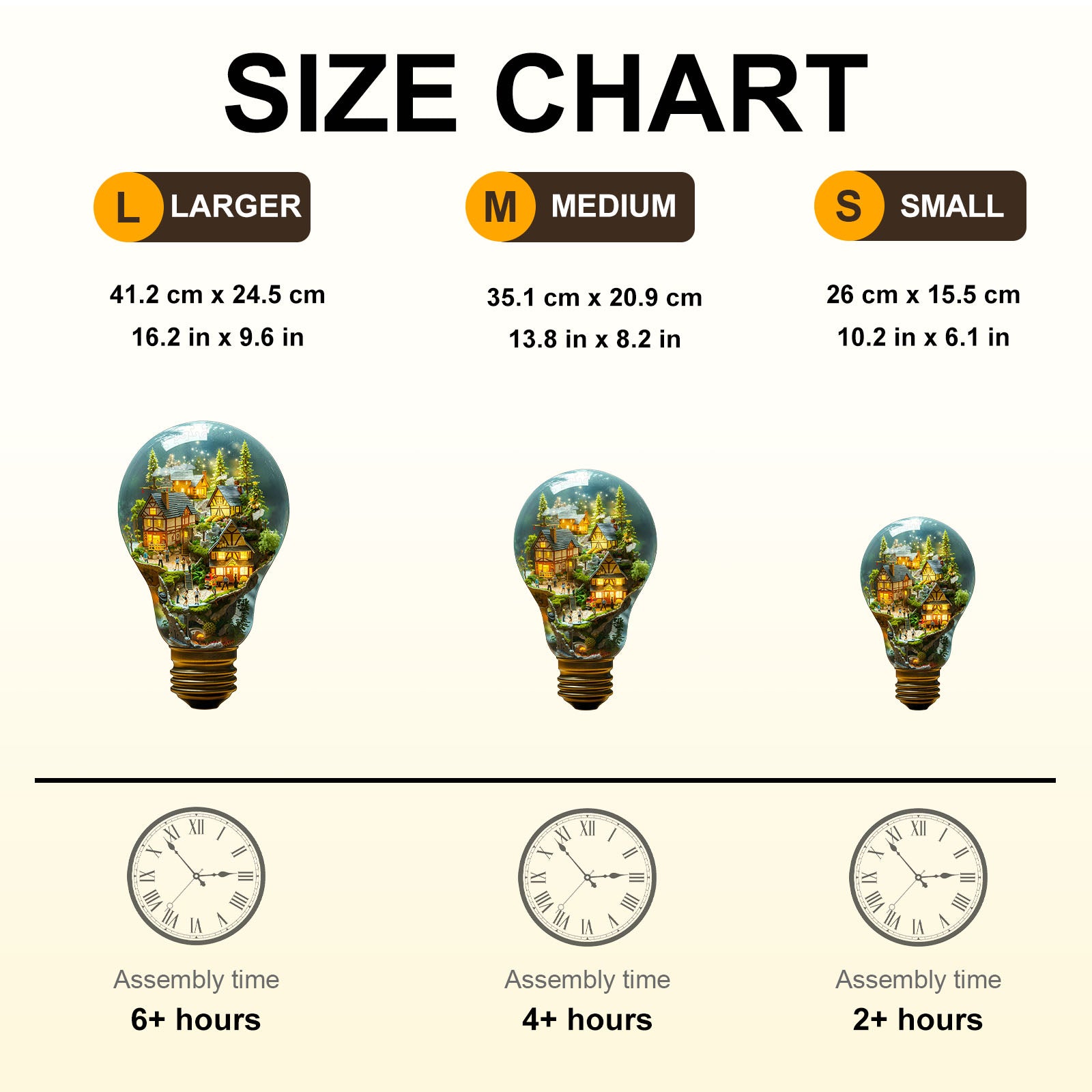 Light Town Wooden Jigsaw Puzzle