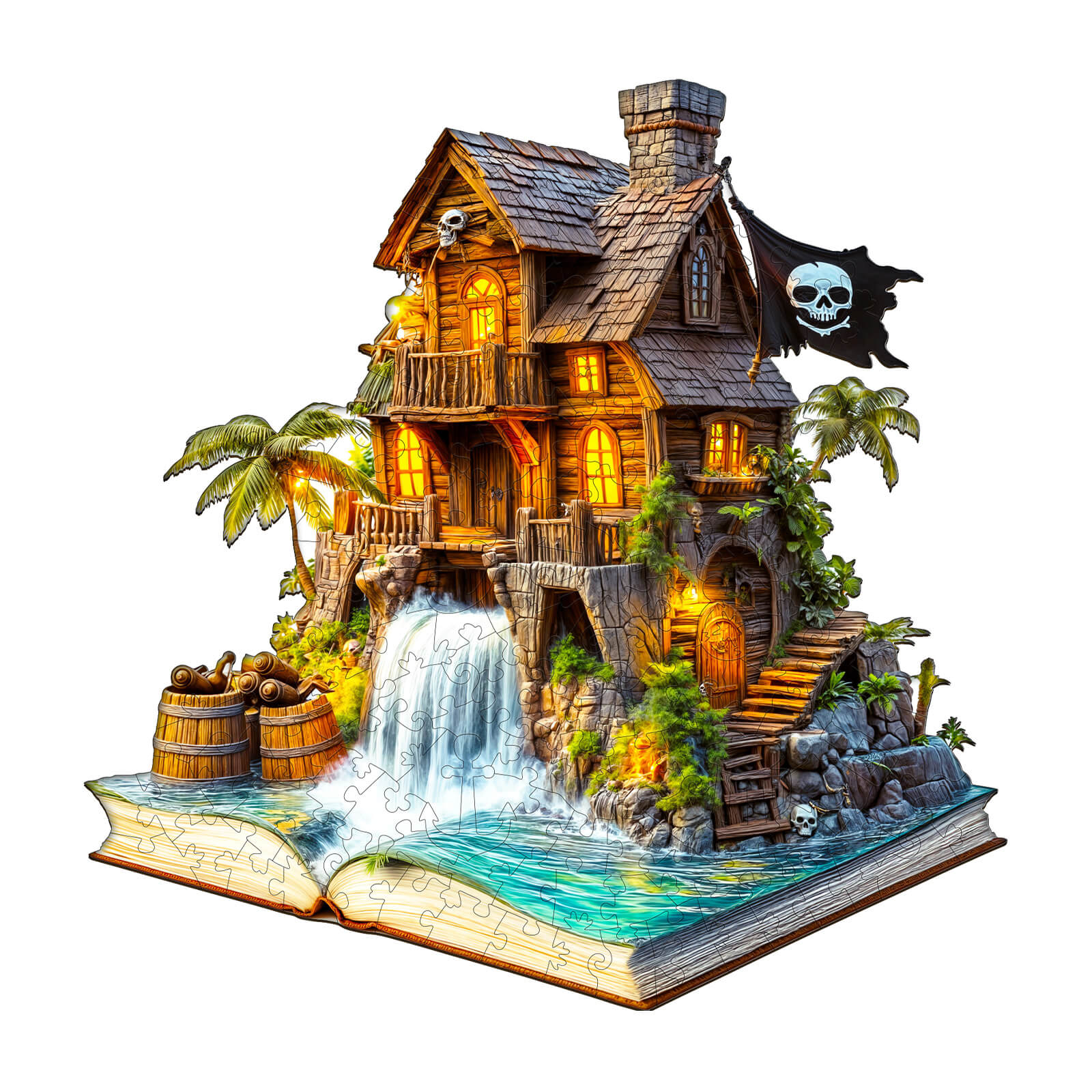 Pirate cabin-1 Wooden Jigsaw Puzzle