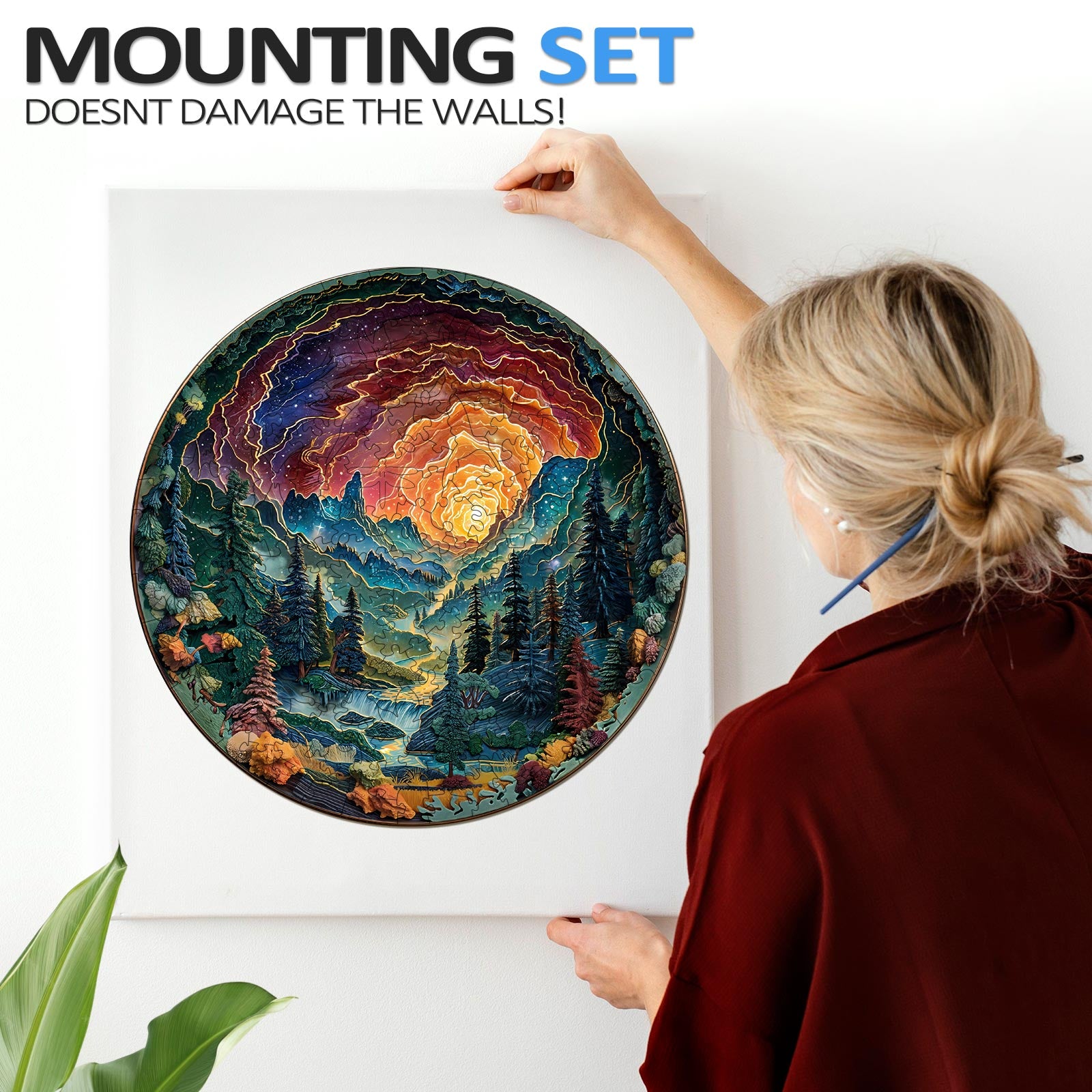 Cave Sky Wooden Jigsaw Puzzle