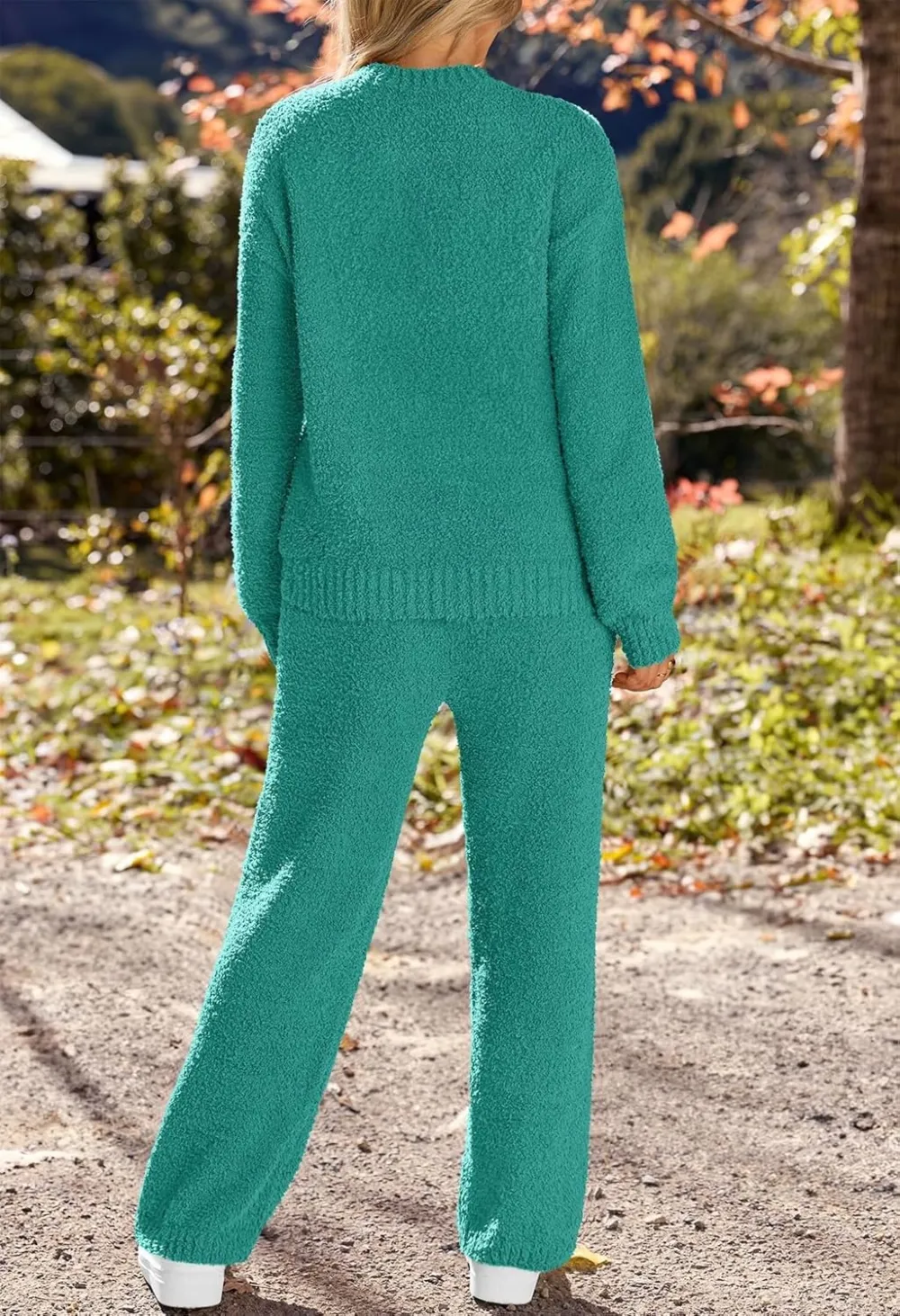 Womens Pajama Sets 2025 Fall Lounge Sweater Set