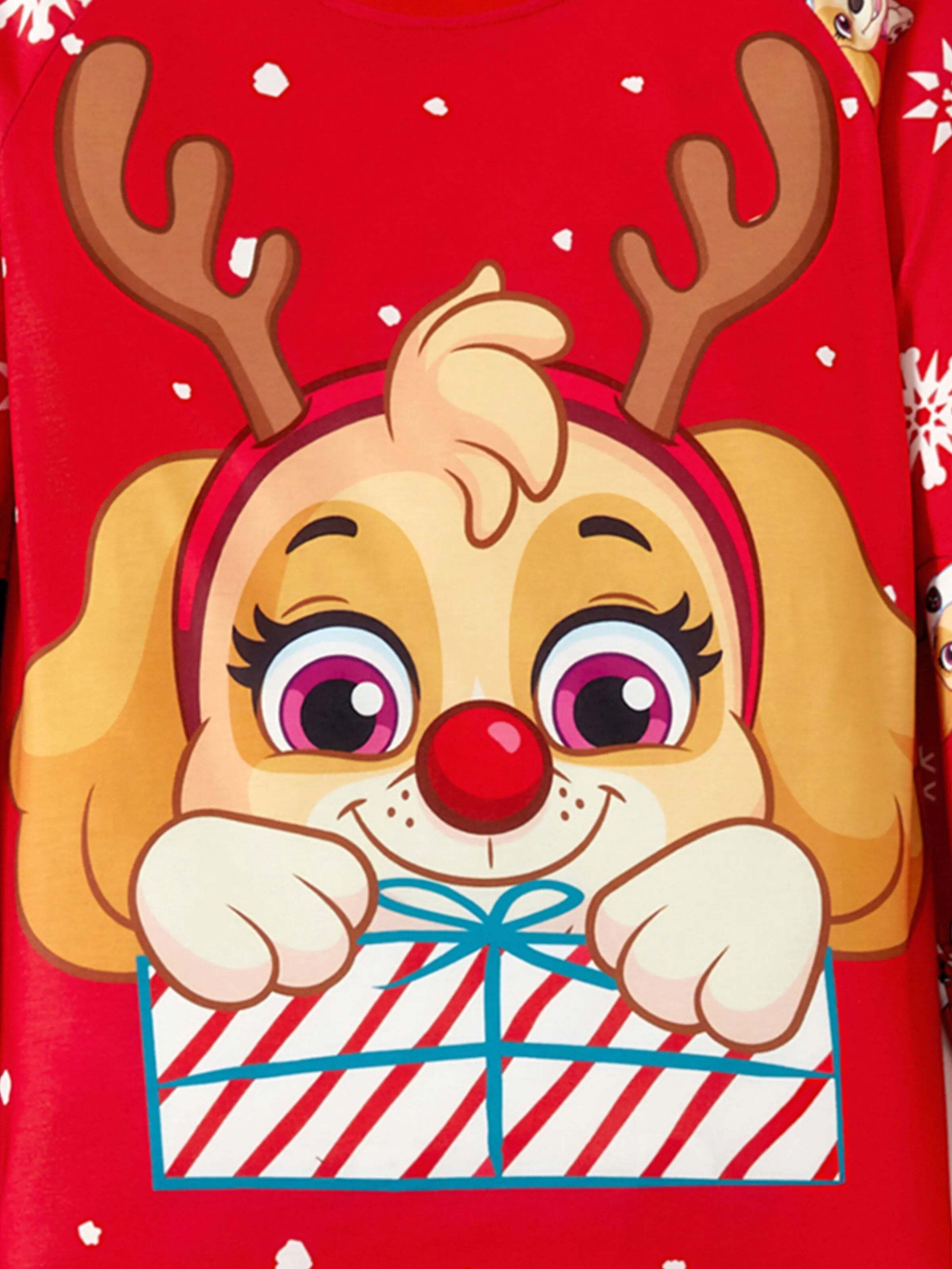 Christmas Family Matching Chase and Marshall Pajamas Sets with Christmas Socks