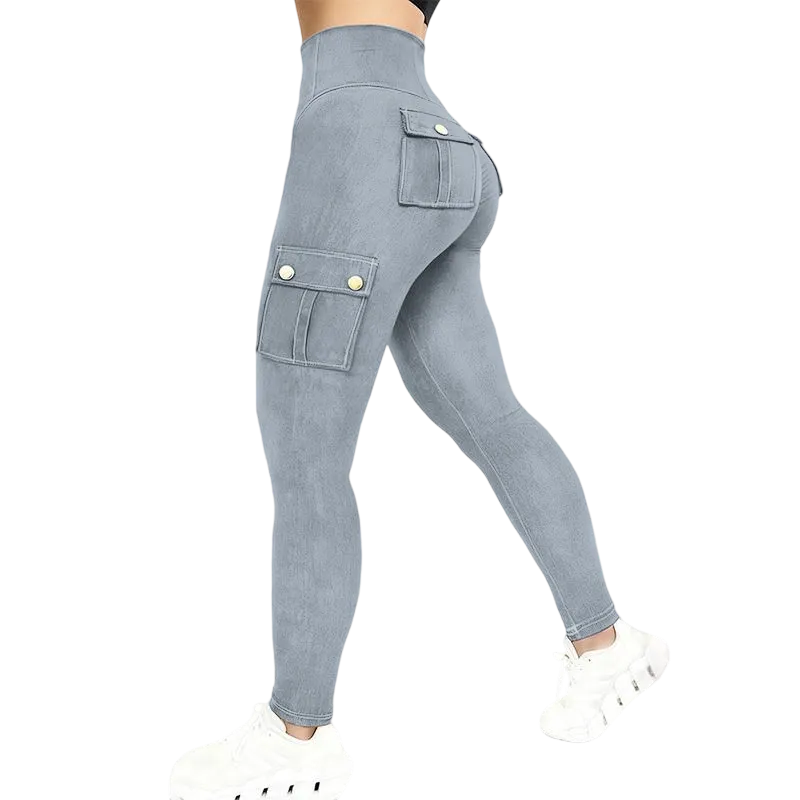 Women's Printed High-Waisted Skinny Pants