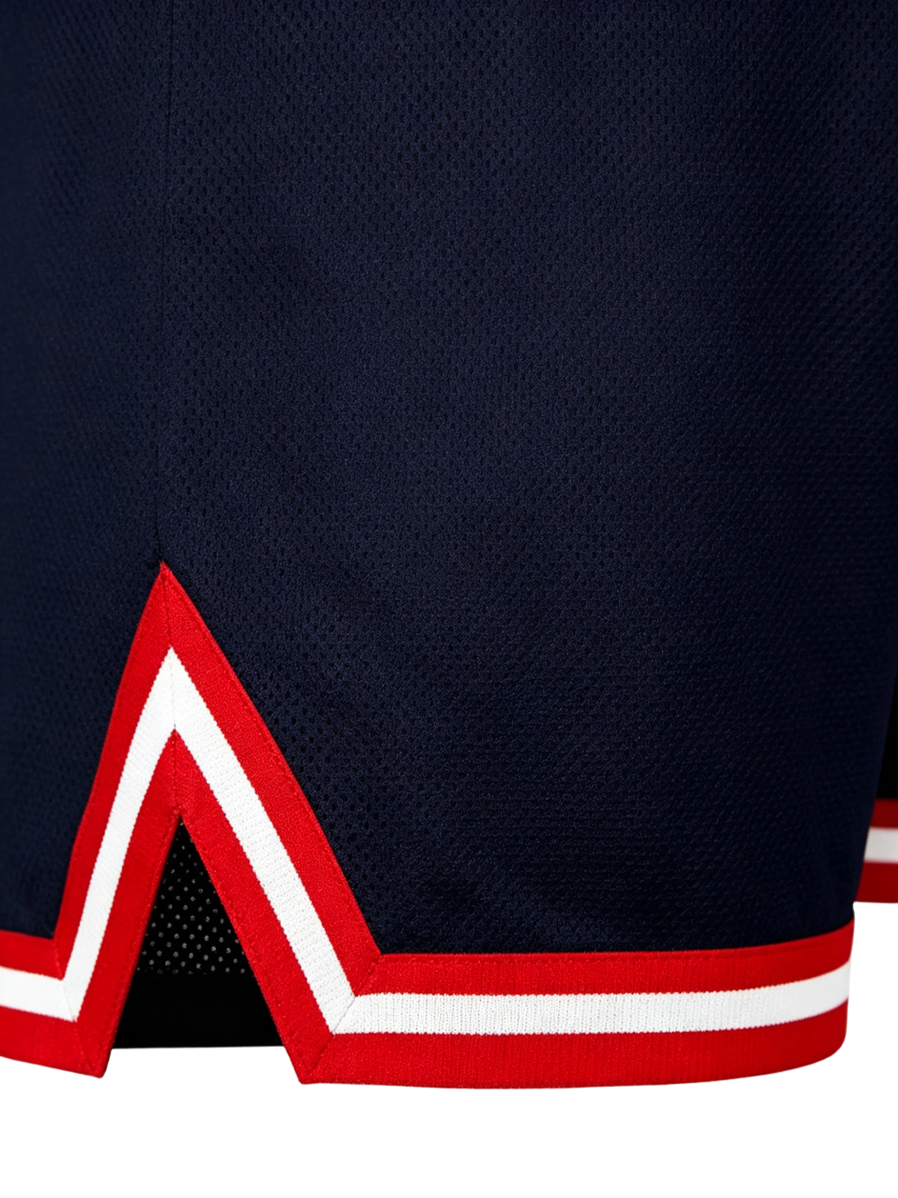 Men's Regular Fit Letter & Number Print Drawstring Waist Jersey Basketball Shorts