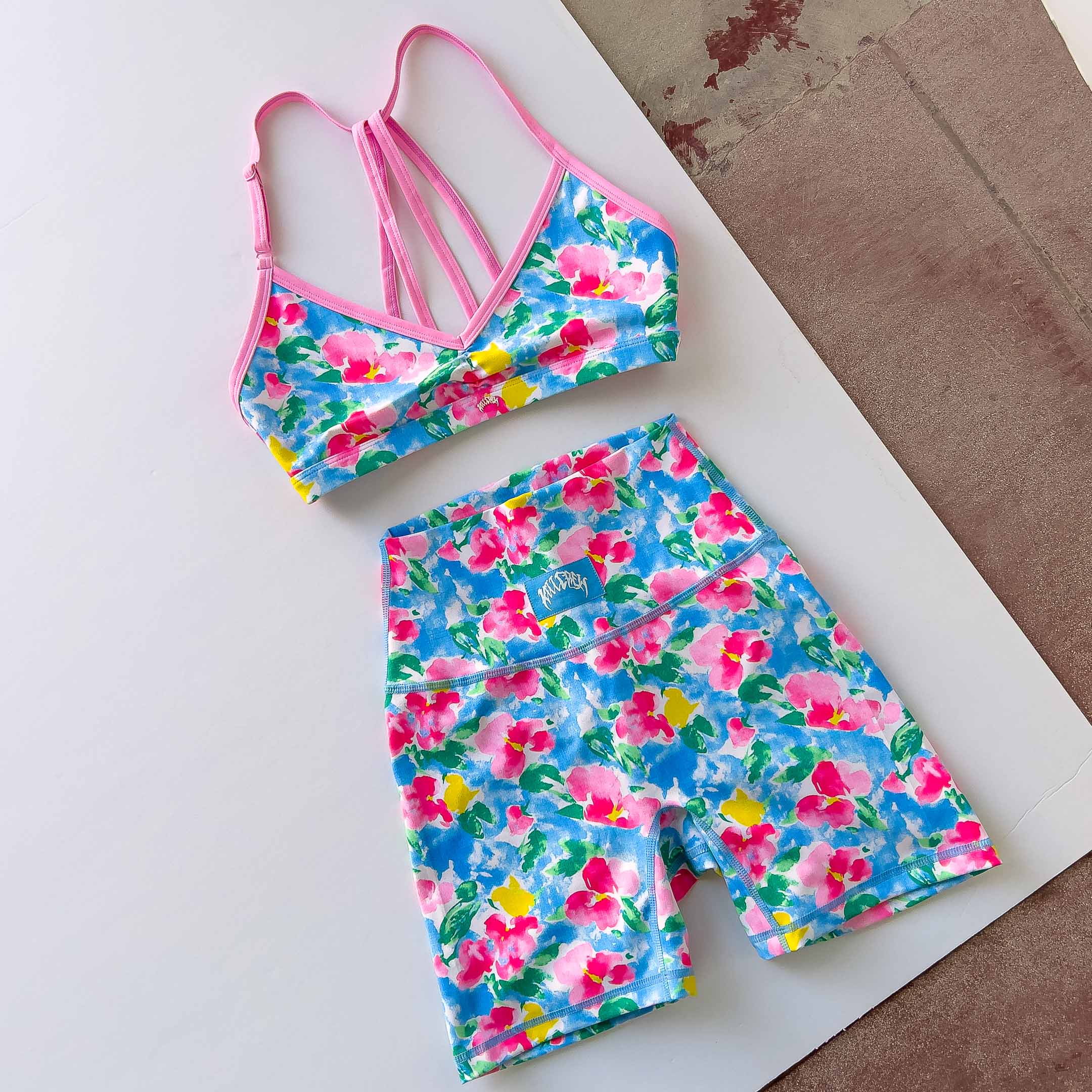 SCRUNCH BIKER SHORTS 