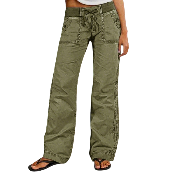 ⚡FINAL SALE⚡- Women's High Stretch Mid Rise Straight Pants