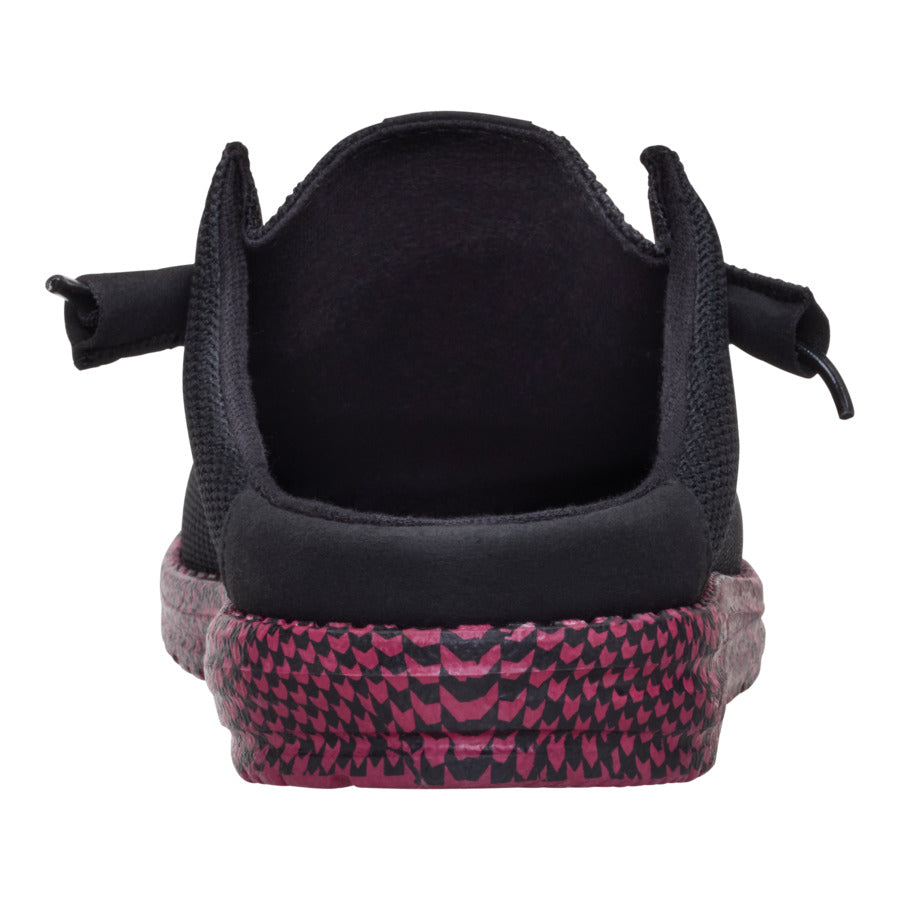 Wally Slip Warped Geo - Black/Fig Purple